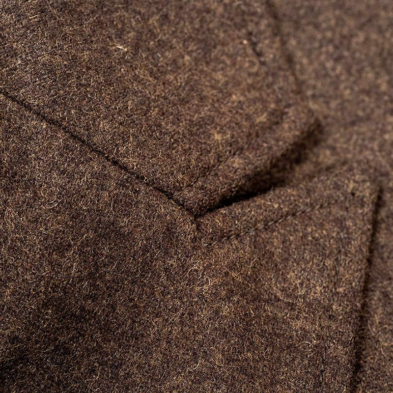 WORKERS Glenn Jacket ブラウン フランネル 38サイズ Workers ワーカーズ Glenn Jacket グレンジャケット ウール リネン